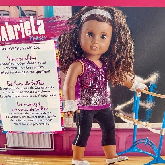 Retired American Girl Gabriella McBride GOTY 2017 Sparkling Sequins Outfit - Picture 3 of 3